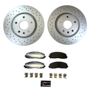 Zestaw hamulcowy przód FWD tarcze Zimmermann Sport 230.2384.52 + klocki PowerStop Z36 1589