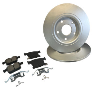 Zestaw hamulcowy tył FWD tarcze Raybestos 782040FZN + klocki Powerstop Z17 1901