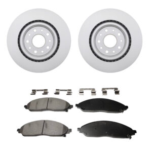 Zestaw hamulcowy przód AWD tarcze RAYBESTOS 782852FZN + klocki Powerstop Z17 2402