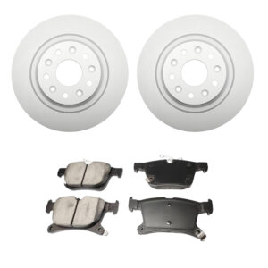 Zestaw hamulcowy tył AWD tarcze RAYBESTOS 68420068AA, 782750FZN + klocki Powerstop Z17 1901